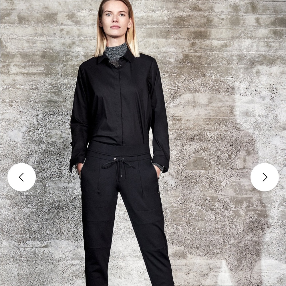 Raffaello Rossi Black Joggers